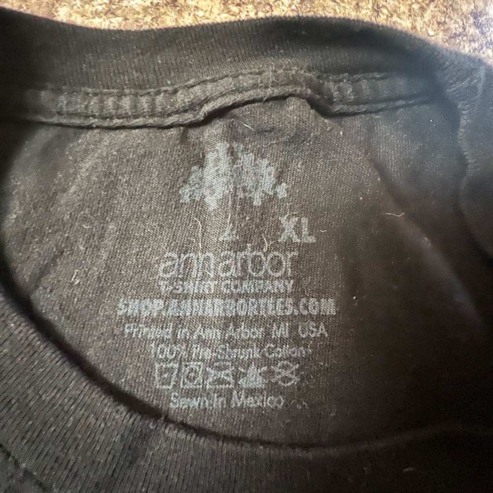 Black Graphic T-Shirt with 'Take a Hike' Design - Picture 3 of 5